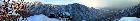 Панорама хребта Яманкая с противоположного склона Горного Ущелья, чуть выше скалы Огурец.(фото М. Канова)