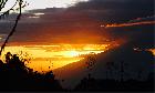 Закат над вулканом Меру. Вид со стоянки Мачаме-Кэмп.
