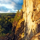 закат. гроза. Синие Скалы