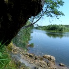 Инзер сквозь струйки водопада